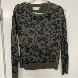 Anthropologie Leopard Print Sweater